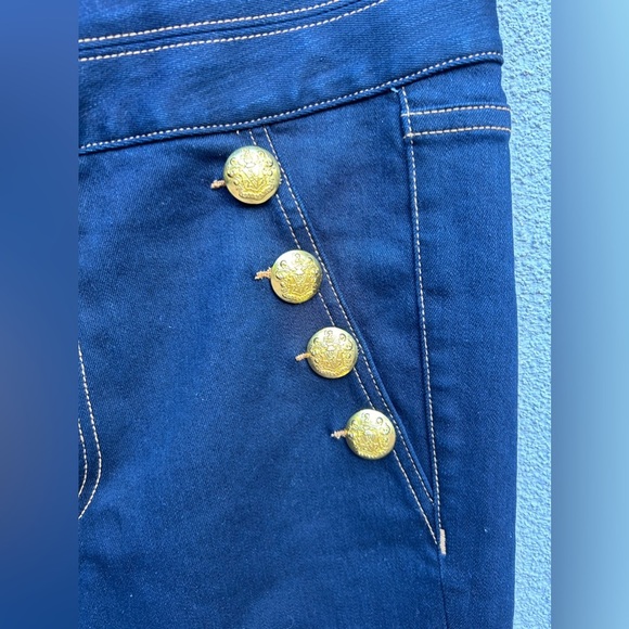 ❌SOLD❌Veronica Beard DALIDA DOUBLE SKINNY FLARE DENIM in indigo New with Tags! - Picture 9 of 16